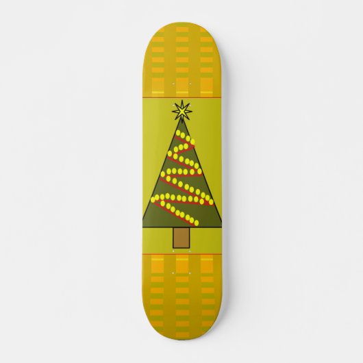 クリスマスツリースケートボード スケートボード (正面)