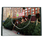 クリスマスツリースタンドアッパーウエストサイドニューヨーク ラージペーパーバッグ (正面)