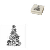 クリスマスツリースタンプ ラバースタンプ (押印)