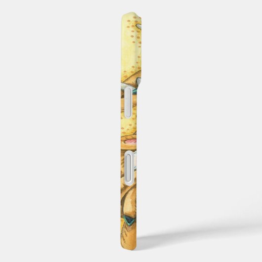 クリスマスツリースターを飾ったかわいいトナカイ Case-Mate iPhoneケース (裏面 / 右)