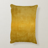 クリスマスツリーステンシルレッドオン金ゴールド アクセントクッション (裏面(縦))