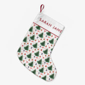 クリスマスツリーストッキング スモールクリスマスストッキング (正面 (吊り時))