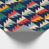 クリスマスツリーストライプの ラッピングペーパー (角)