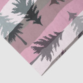 クリスマスツリーストライプピンク白グレークリスマス 薄葉紙 (詳細)