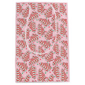 クリスマスツリースナックケーキ抱き枕 ミディアムペーパーバッグ (正面)