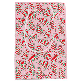 クリスマスツリースナックケーキ抱き枕 ミディアムペーパーバッグ