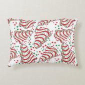 クリスマスツリースナックケーキ枕 アクセントクッション (正面)