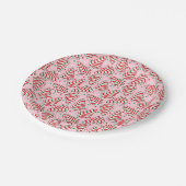 クリスマスツリースナックケーキ紙プレート ペーパープレート (アングル)