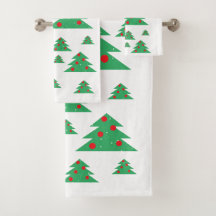 クリスマスツリースノーフレークグリーンホリデーパターン