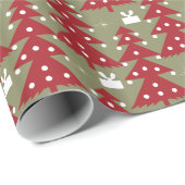 クリスマスツリースノーホリデー ラッピングペーパー (ロールコーナー)