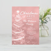 クリスマスツリースパークルバラ金ゴールドクリスマスパーティー 招待状 (スタンド正面)