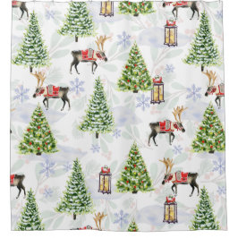 クリスマスツリーズアンドレジデアフェスティバル シャワーカーテン