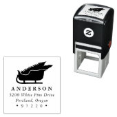 クリスマスツリーズインスイー差出人住所 セルフインキングスタンプ (インサイチュ)