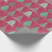 クリスマスツリーズオンブッチャー紙ラッピング紙 ラッピングペーパー (角)