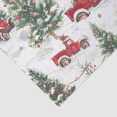 クリスマスツリーズオールドレッドトラック 薄葉紙 (詳細)