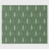 クリスマスツリーズクリスマスラッピング紙 ラッピングペーパー (フラット)