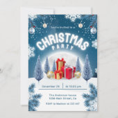 クリスマスツリーズクリスマス 招待状 (正面)