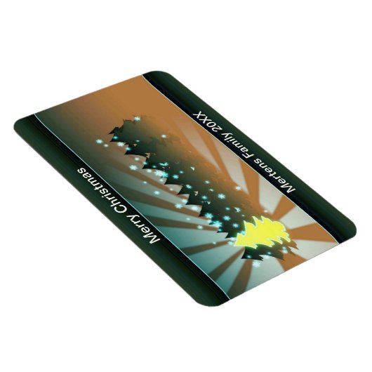 クリスマスツリーズシェードオブイエローグリーンフレキシブル マグネット (右側)