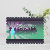 クリスマスツリーズシェードオブグリーンフラットカード シーズンカード (スタンド正面)