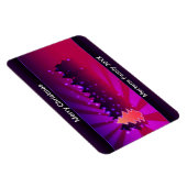 クリスマスツリーズシェードオブパープルホリデーフレキシブル マグネット (右側)