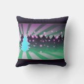 クリスマスツリーズシェード・オブ・グリーン クッション (裏面)