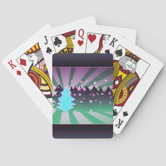 クリスマスツリーズシェード・オブ・グリーン トランプ (裏面)