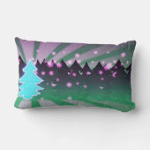 クリスマスツリーズシェード・オブ・グリーン ランバークッション (裏面)