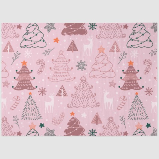 クリスマスツリーズトナディアキャンディーキャンセクリスマス 薄葉紙 (正面)