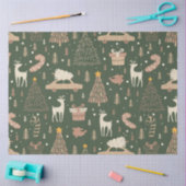 クリスマスツリーズトナディアキャンディーキャンセクリスマス 薄葉紙 (クラフト)