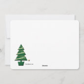 クリスマスツリーズホリデーカード シーズンカード (裏面)