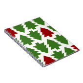 クリスマスツリーズホリデーパターン ノートブック (右側)