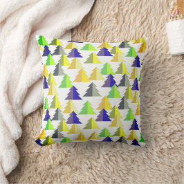 クリスマスツリーズホワイト クッション