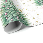 クリスマスツリーズ球根金ゴールド星 | ラッピングペーパー (ロールコーナー)
