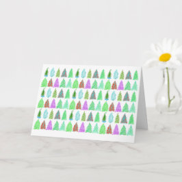 クリスマスツリーズ！クリスマスカード カード