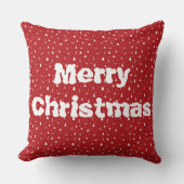 クリスマスツリーズ&スノーフレーク装飾用クッション クッション (正面)
