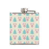 クリスマスツリーズ&ボーズレトロパターン フラスク (裏面)