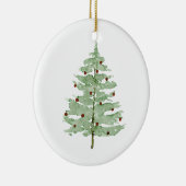 クリスマスツリーセラミッククリスマスオーナメント セラミックオーナメント (右)