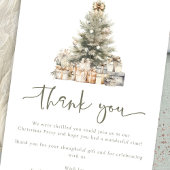 クリスマスツリーセージのスクリプトありがとう カード