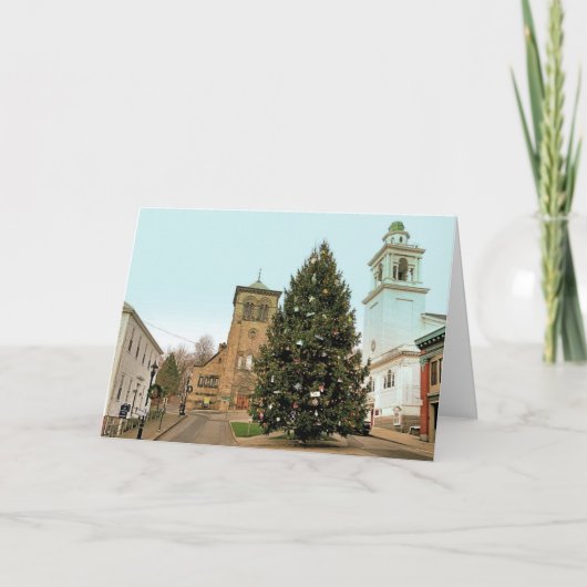 クリスマスツリータウンスクエアプリマスMA シーズンカード (正面)