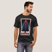 クリスマスツリータロットカード Tシャツ (正面フル)
