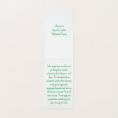 クリスマスツリーチャーチウェルカムテンフォールド座席表 名刺 (内部フラット)