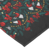 クリスマスツリーテーブルクロスかわいいホリデーデコール テーブルクロス (アングル)