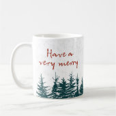 クリスマスツリーデイコーヒーマグ コーヒーマグカップ (左)