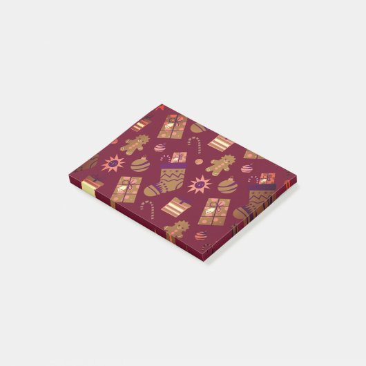 クリスマスツリーデコール – 冬の休日 ポストイット (アングル)