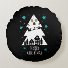 クリスマスツリーデザインとスライブラック