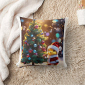 クリスマスツリーデザイン枕 クッション (ブランケット)