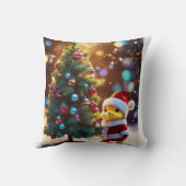 クリスマスツリーデザイン枕 クッション (裏面)