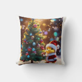 クリスマスツリーデザイン枕 クッション (正面)