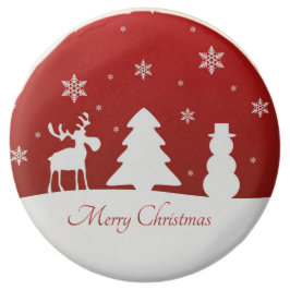 クリスマスツリートナカイ雪だるま