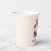 クリスマスツリートラックウィンターオネダーランド誕生日 紙コップ (右)